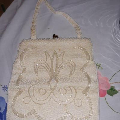 vintage beaded handbag