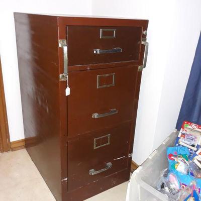 vintage fireproof file cabinet