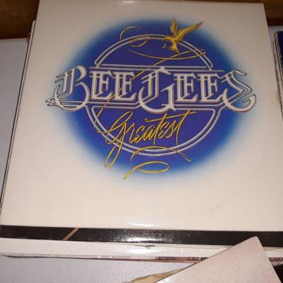 vintage records from 1960's-1980's