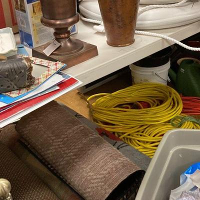 Rugs, cords, etc.
