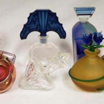Perfume bottle collection. Various makers.