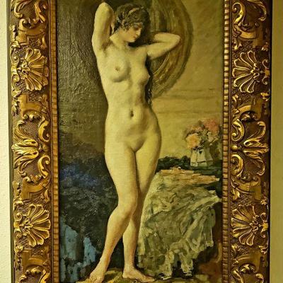 Original painting by listed artist Emile Baes (Belgian / 1889-1954)