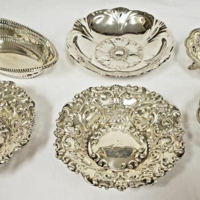 Sterling silver flatware & service pieces.