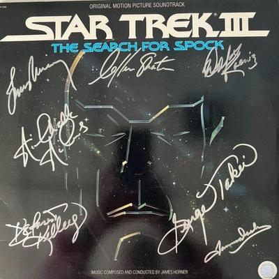 Star Trek signed soundtracl