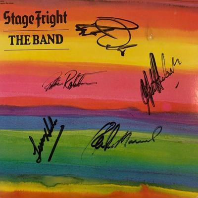 The Band signed album