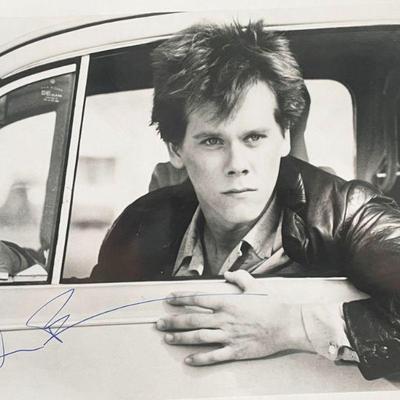 Footloose Kevin Bacon signed photo 