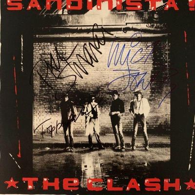 The Clash signed album