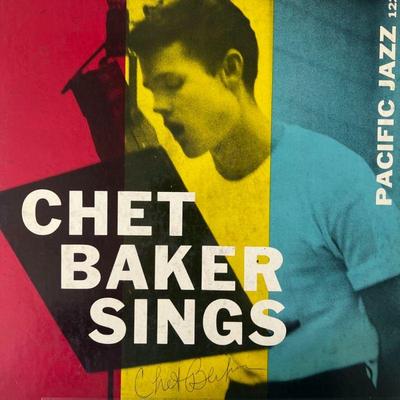 Chet Baker signed album