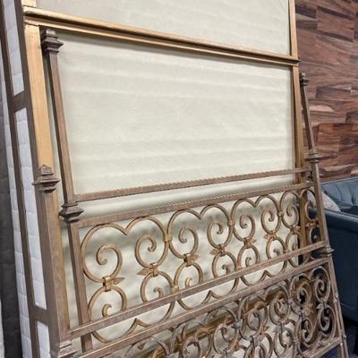 Full size, brass bed frame, box spring and mattress 
$250.00