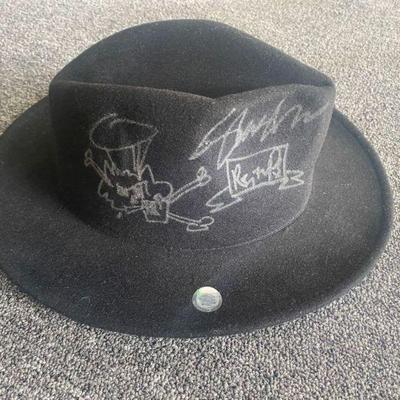 Slash Guns n Roses signed hat