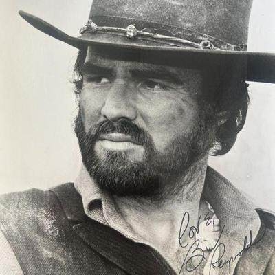 Burt Reynolds signed photo