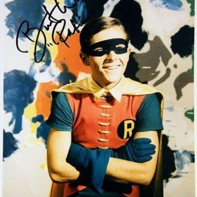 Batman and Robin signed photo
