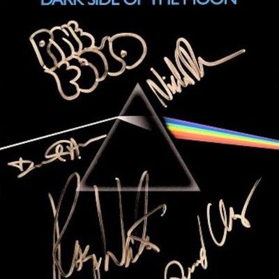 Pink Floyd band signed tour brochure