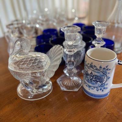 KDE018- Vintage Glassware Lot