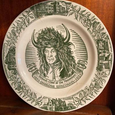 Chief Oshkosh plate
