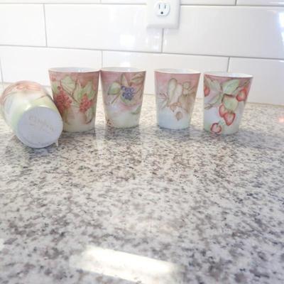 Porcelain hot chocolate cups set of 5