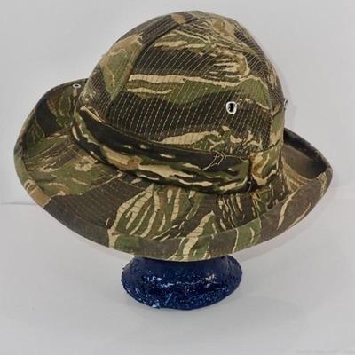 Original Vietnam Tiger Stripe Boonie Hat Not a Reproduction No Labels
