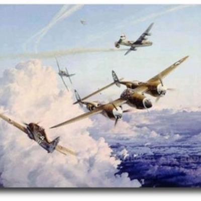 Robert Taylor Signed by artist and pilots Print