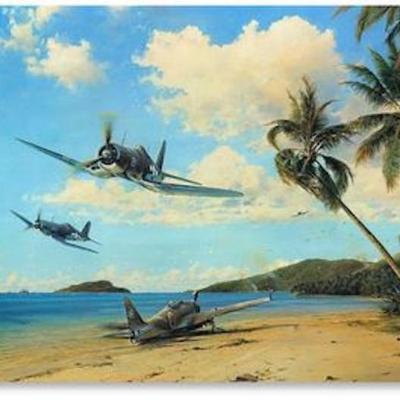 Robert Taylor Signed by artist and pilots Print