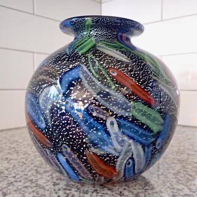 Murano Italian Glass Vase 8