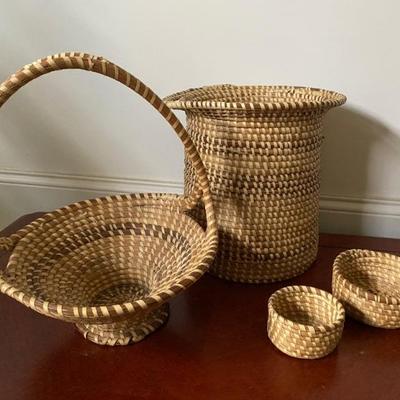 Charleston sweetgrass baskets
