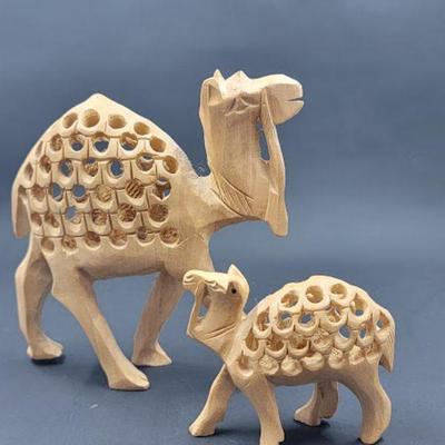 Carved camels 