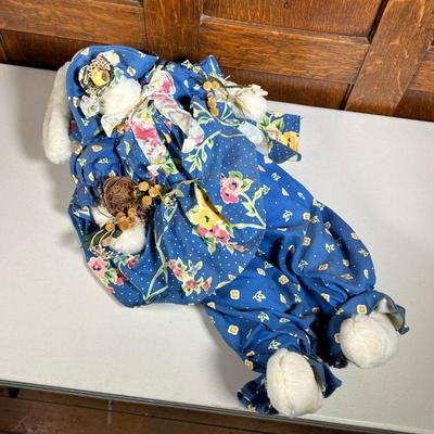 BUNNIES BY THE BAY  |  Suzanne Stuffed bunny - l. 27 in.
