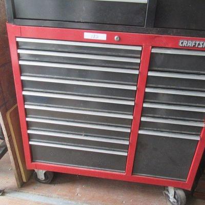CRAFTSMAN ROLLAWAY TOOL CHEST WITHOUT CONTENTS MEASURES 41â€ X 18â€ X 41â€