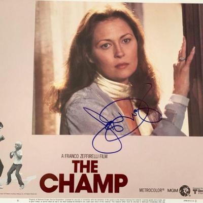 The Champ signed photo