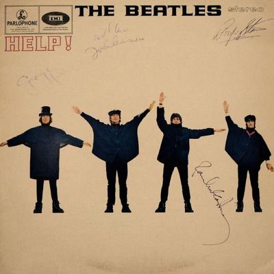 The Beatles signed album