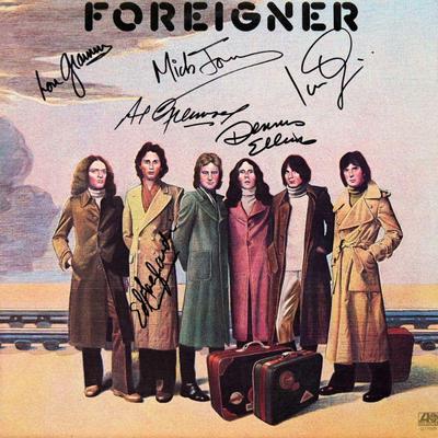 Foreigner signed album