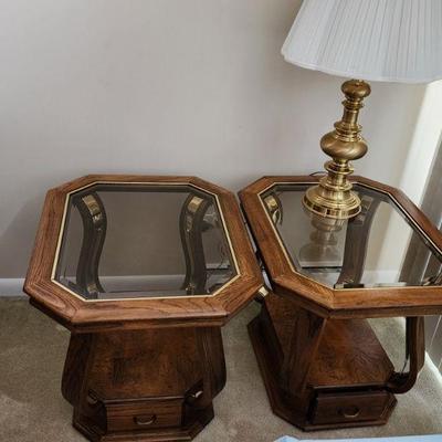 2 End tables (has matching cocktail table.)