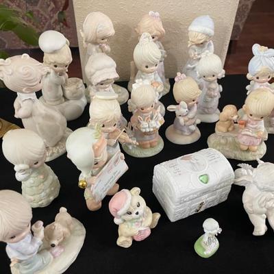 Vintage Precious Moments figurines some are retired 