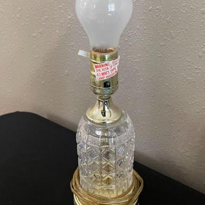 Vintage Lead Crystal lamp