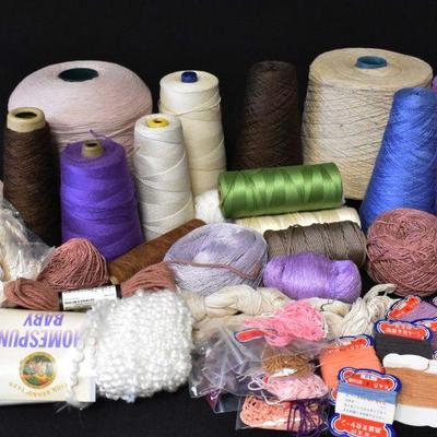 12+ Pounds Sewing Thread / Yarn Etc