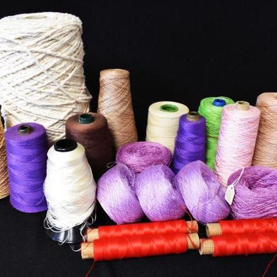 10+ Pounds Sewing Thread Etc