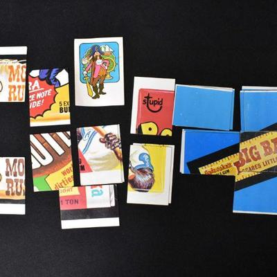 Vtg Wacky Packages Trading Cards & More