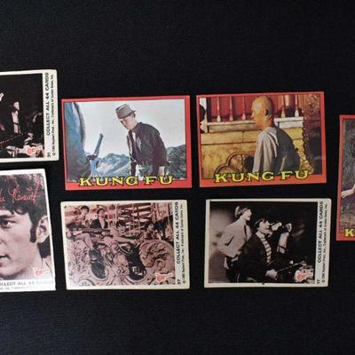 Vintage Kung Fu & Monkees Trading Cards