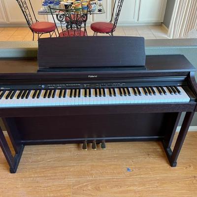 ROLAND HP DIGITAL PIANO  $300
ITEM IS AVAILABLE FOR IMMEDIATE SALE.  ZELLE ONLY.  TEXT 760-668-0554
