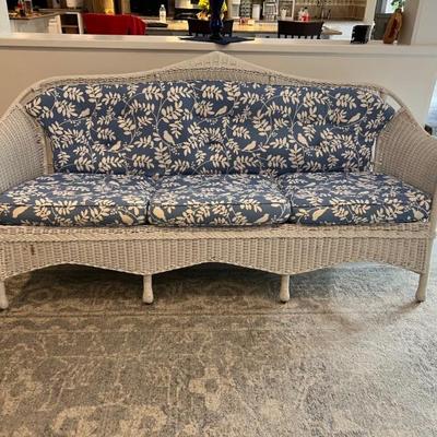 Antique wicker couch $320