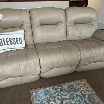 Luxurious leather.