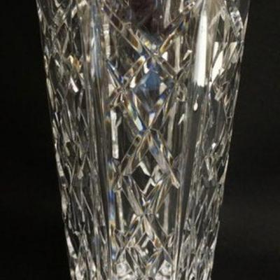 1050	WATERFORD CRYSTAL VASE, APPROXIMATELY 10 1/4 IN H
