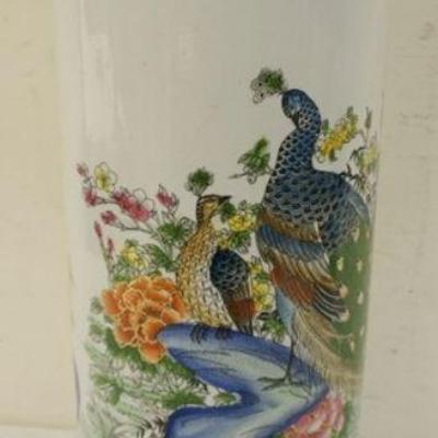 1173	CONTEMPORARY ASIAN PEACOCK UMBRELLA STAND, APPROXIMATELY 23 1/2 IN H
