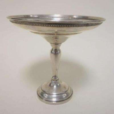 1115	STERLING WEIGHTED COMPOTE, APPROXIMATELY 5 1/2 IN HIGH, 5.4 TOZ
