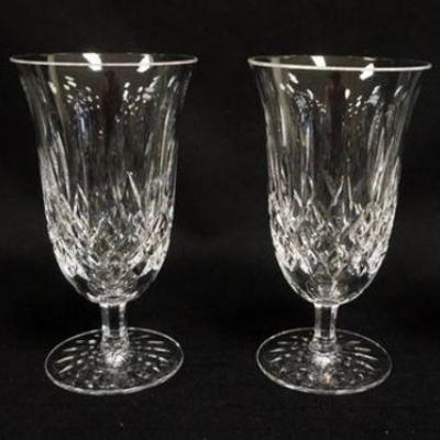 1044	WATERFORD LISMORE 4 STEMMED 6 1/2 IN FOOTED GOBLETS
