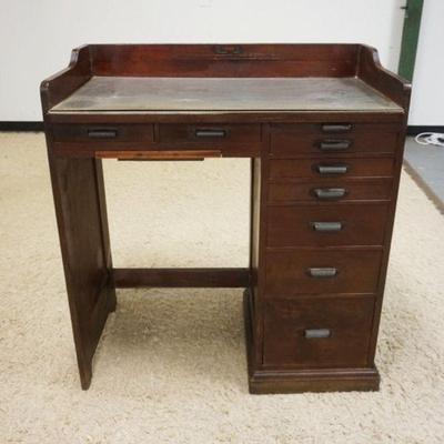 1282	JEWELRY/WATCH MAKERS BENCH, APPROXIMATELY 35 1/2 IN X 17 IN X 40 IN HIGH
