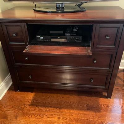 Pottery Barn Hudson Media Chest/Dresser (47" W x 22.5" D x 35" H) $