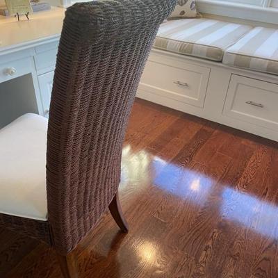 Stanley Wicker Desk Chair 