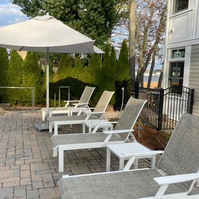 Telescope Casual Leeward Marine Grade Polymer Chaise Lounge Chairs with armrests. With its marine-grade polymer, you know these chairs...