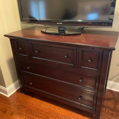 Pottery Barn Hudson Media Chest/Dresser (47" W x 22.5" D x 35" H) 